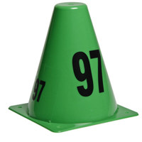 

Sirchie SIRCHMARK 6" Evidence Marking Cones, Set of 20, Sequence 81-100, Green