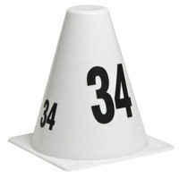 

Sirchie SIRCHMARK 6" Evidence Marking Cones, Set of 20, Sequence 21-40, White