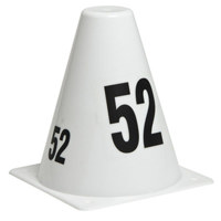 

Sirchie SIRCHMARK 6" Evidence Marking Cones, Set of 20, Sequence 41-60, White