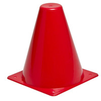 

Sirchie SIRCHMARK 6" Evidence Marking Cones, Set of 20, Blank, Red