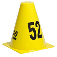 

Sirchie SIRCHMARK 6" Evidence Marking Cones, Set of 20, Sequence 41-60, Yellow