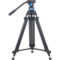 

Sirui SH-15 75mm Bowl Aluminum Tripod with Fluid Video Head & Spike Feet, 22 lb Capacity, 61" Height