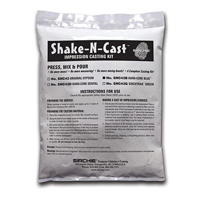 

Sirchie Shake-N-Cast Blue Hardcore Dental Stone Impression Casting Kit - for Footwear Impressions