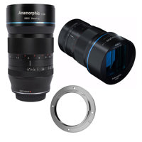 

Sirui Sirui 50mm F1.8 Anamorphic 1.33X Lens for MFT With Sirui 35mm f/1.8 Anamorphic 1 .33X Lens for MFT With Sirui Anamorphic Lens Adapter for Canon EF-M Mount