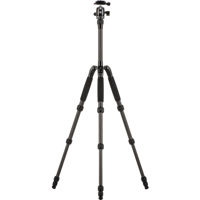 

Sirui T-025S T-0S Series Traveler Ultralight Carbon Fiber Tripod with B-00 Ball Head, 13.2 lb Capacity, Black