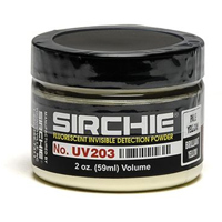 

Sirchie Fluorescent Invisible Detection Powder, Pale Yellow/Brilliant Yellow, 2oz/60ml