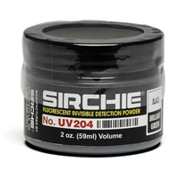 

Sirchie Fluorescent Invisible Detection Powder, Black/Brilliant Green, 2oz/60mil