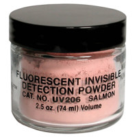 

Sirchie Fluorescent Invisible Detection Powder, Salmon/Bright Orange-Red, 2oz/60ml