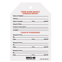 

Sirchie Combo Evidence Label & Tag, 3-1/2x5" Size, Set of 100