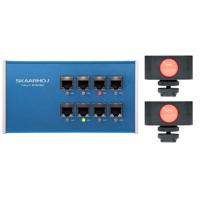 

Skaarhoj 8-Channel Tally Box System V2 with 2x Tally Lights for Blackmagic ATEM Switcher & vMix Software