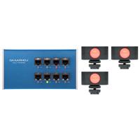 

Skaarhoj 8-Channel Tally Box System V2 with 3x Tally Lights for Blackmagic ATEM Switcher & vMix Software