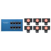 

Skaarhoj 8-Channel Tally Box System V2 with 6x Tally Lights for Blackmagic ATEM Switcher & vMix Software