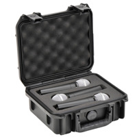 

SKB iSeries 0907 Injection Molded Waterproof Case with Foam and Storage Compartment for 3 Microphones