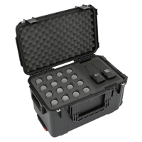 

SKB 3I-221312 iSeries Injection Molded Waterproof Case for 16 Handheld Wireless Mic Systems