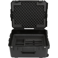 

SKB iSeries 2217-10 Injection Molded for 4-Wireless with 2U Fly Rack with Wheels, Black