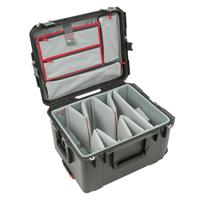 

SKB iSeries 2217-12 Case with 4x Think Tank Designed Video Hinged Dividers, Lid Organizer, 6x Closed-Cell Foam Pads, Black