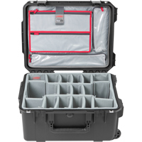 

SKB iSeries 3i-2015-10 Case with Think Tank-Designed Photo Dividers & Lid Organizer for Cameras and Lenses, Watertight and Dustproof, Black/Gray