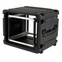 

SKB 3-R08U20W 20" Deep 8U Roto Shockmount Rolling Rack with Wheels and Handle, Black