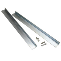 

SKB 3-SR24 24" Zinc Plated Steel Support Rails for 24" Shock Racks Only, 23.0x2.0x1.25"
