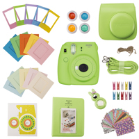 

Slinger Slinger FujiFilm Instax Mini 9 Accessory Kit - Lime Green (Camera Not Included)