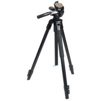 

Slik Pro AL-323DX Tripod with SH-705E 3-Way Pan Head, 8.8 lb Capacity, 50.2" Column Extendable to 63.4", Black