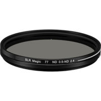

SLR Magic 77mm Variable Neutral Density 0.5 to 2.4 Filter (1.6 to 8-Stop)
