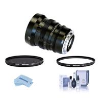 

SLR Magic APO25EF APO MicroPrime Cine 25mm T2.1 Lens for Canon EF Mount - Bundle With Hoya NXT Plus 82mm 10-Layer HMC UV Filter, HOYA 82mm NXT Circular Polarizer Filter, Cleaning Kit, Microfiber Cloth