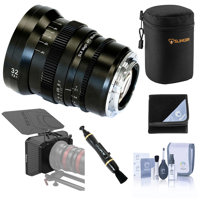 

SLR Magic APO MicroPrime Cine 32mm T2.1 Lens for Canon EF Mount - Bundle with SmallRig Lightweight Matte Box, Lens Case, Wrap, Lens Cleaner, Cleaning Kit