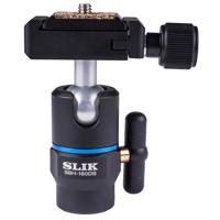 

Slik SBH-180DS Compact Ball Head with Arca Swiss Quick Release, 6.6 lbs Capacity, 3.4" Max Height