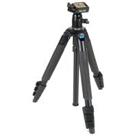 

Slik Sprint Mini III Travel Tripod with SBH-100 DQ All Metal Ball Head, 3.5 lb Capacity, Black