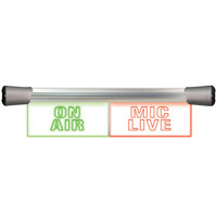 

Sonifex SignalLED 2x 20cm Flush Mounting Twin on Air and Mic Live Studio Sign, 5-7V DC Power Input