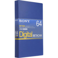

Sony BCT-D64L Digital Betacam Format 64 Minute Tape