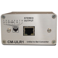 

Sonifex CM-ULR1 Unbalanced to Balanced Audio Converter, Passive, Phono to RJ45