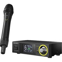 

Sony DWZ-M70 Digital Wireless Vocal/Speech Set, Handheld Mic Capsule and Half Rack Receiver