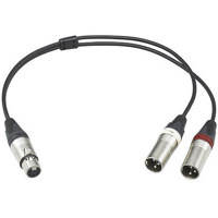 

Sony EC05X5F3M 16" 5-Pin to Dual 3-Pin XLR Cable for ECM-680S Stereo Shotgun Microphone