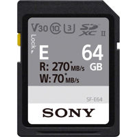 

Sony 64GB SF-E Series UHS-II SDXC Memory Card