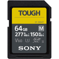 

Sony 64GB SF-M Series Tough UHS-II SDXC Memory Card