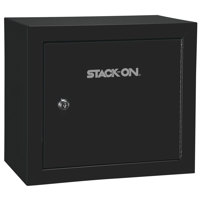 

Stack-On Pistol/Ammo Steel Cabinet with Key Lock, 1 Removable Shelf, Black