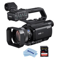 

Sony HXR-MC88 Compact Full HD Camcorder with Fast Hybrid AF, 24x Zoom, 1.0 Type Exmor RS CMOS Sensor & AVCHD Recording - With SanDisk 128GB Extreme PRO SDXC Memory Card, Microfiber Cloth