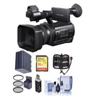 

Sony HXR-NX100 Professional Compact Camcorder - Bundle With 32GB U3 SDHC Card, Spare Battery, 62mm Filter Kit, Cleaning Kit, Card Reader, Memory Wallet
