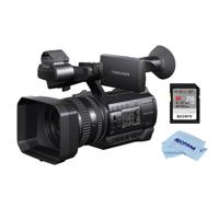 

Sony HXR-NX100 Professional Compact Camcorder - With Sony 256GB SF-M Series UHS-II SDXC Memory Card, Microfiber Cloth