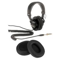 

Sony MDR-7506 Professional Folding Headphones - With H&A Extra Deep Leather Earpads for Sony MDR-7506