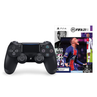 

Sony EA SPORTS FIFA 21 Bundle with DualShock 4 Wireless Controller for Playstation 4, Jet Black