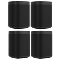 

Sonos One 4 Pack (Gen 2) Smart Speaker with Built-In Alexa Voice Control, Wi-Fi, Black