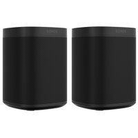 

Sonos One SL Speaker for Stereo Pairing & Home Theater Surrounds, Black, Pair