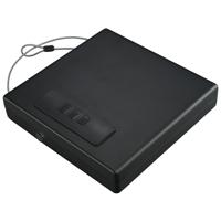 

Stack-On Large Portable Case with Electronic Lock, Black