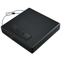 

Stack-On Large Portable Case with Biometric Lock, Black