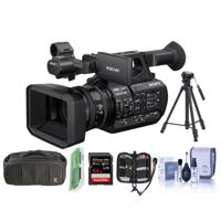 

Sony PXW-Z190 Compact 4K 3-CMOS 1/3-type sensor XDCAM Camcorder - Bundle With Video Bag, 64GB SDXC U3 Card, Video Tripod, Cleaning Kit, Memory wallet, Card Reader,