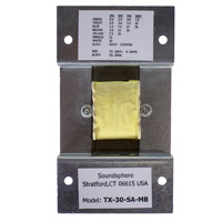 

Soundsphere 30W Transformer with Mounting Bracket for 110B & Q-6 Speakers