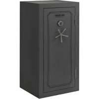 

Stack-On 36-40 Gun Capacity Safe with Biometric Fingerprint Lock, Gray Pebble
